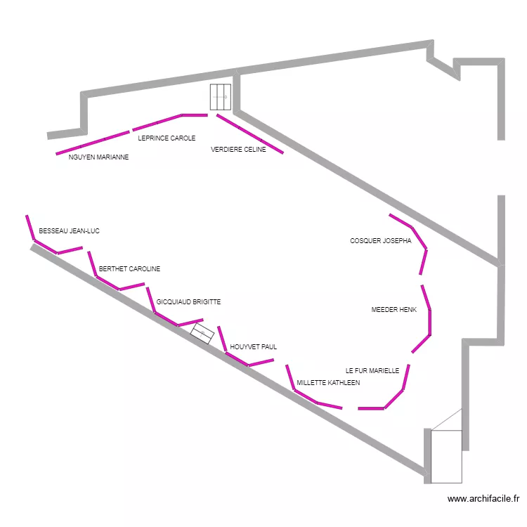 2024 Implantation PDC Stands en 3m (11 - Baie libre). Plan de 