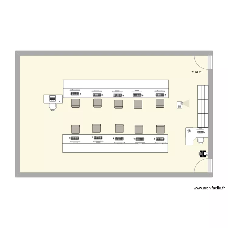 classe sio. Plan de 1 Pièce et 72 m² classe sio. Plan de 1 Pièce et 72 m²