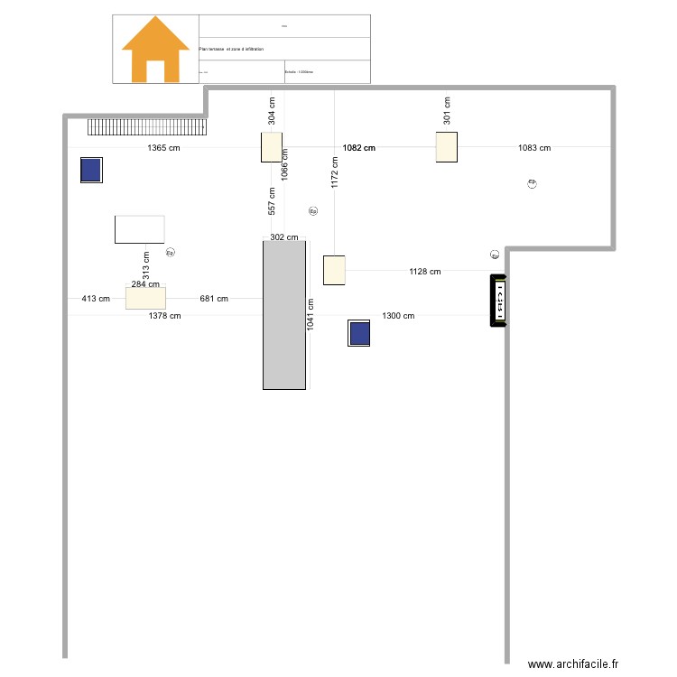 Tontouta n 6. Plan de 1 pièce et 2 m2