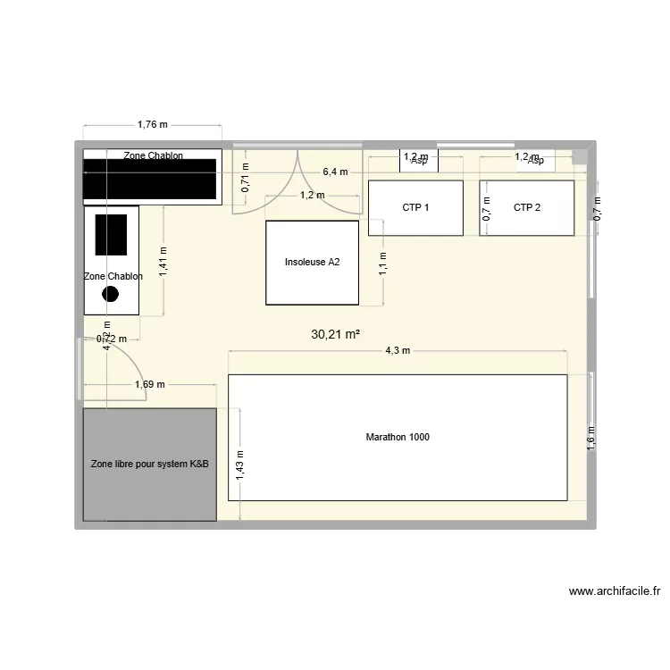 Label Pack Option1. Plan de 1  et 30 m²