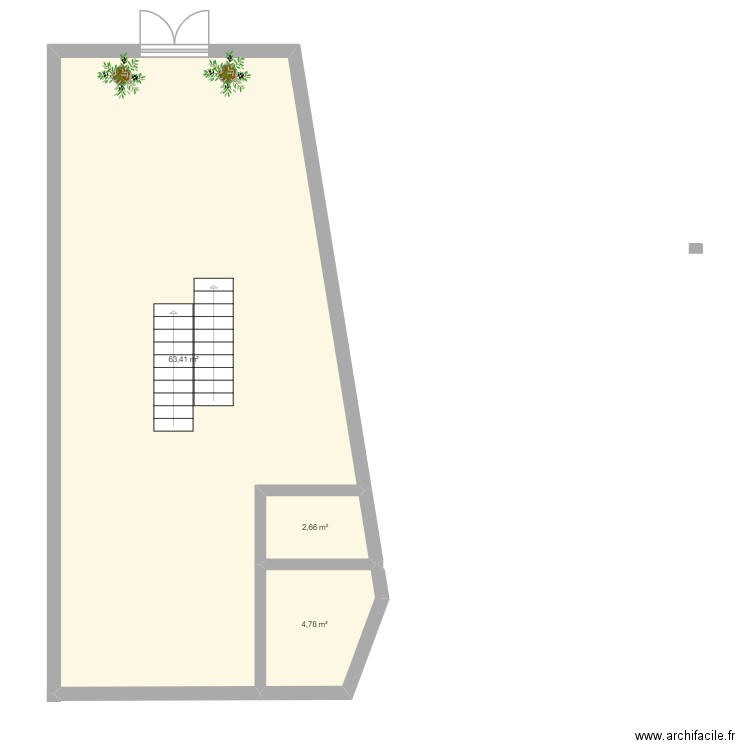 sw1z.7 ( jamal). Plan de 3 pièces et 71 m2