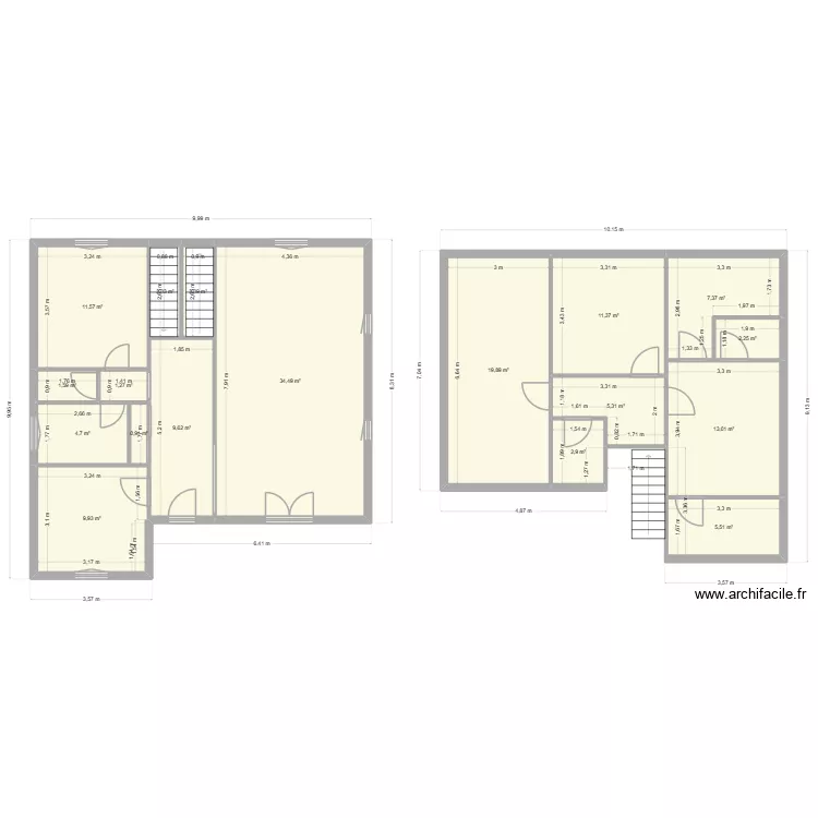 PAGET CLAIRVAUX. Plan de 18 et 146 m² PAGET CLAIRVAUX. Plan de 18 et 146 m²