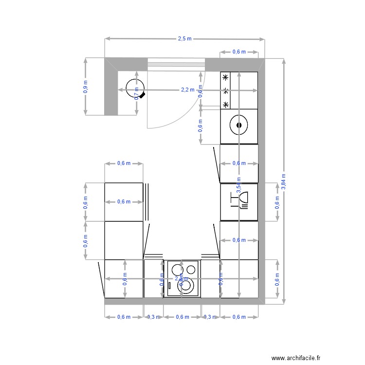 Le Président - cuisine_v30.04. Plan de 0 pièce et 0 m2