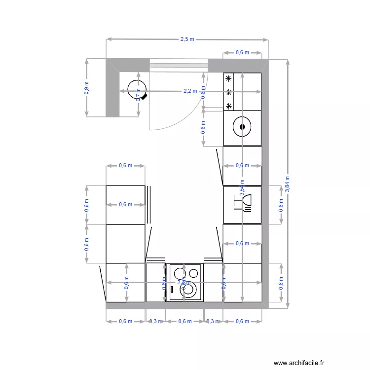 Le Président - cuisine_v30.04. Plan de Le Président - cuisine_v30.04. Plan de