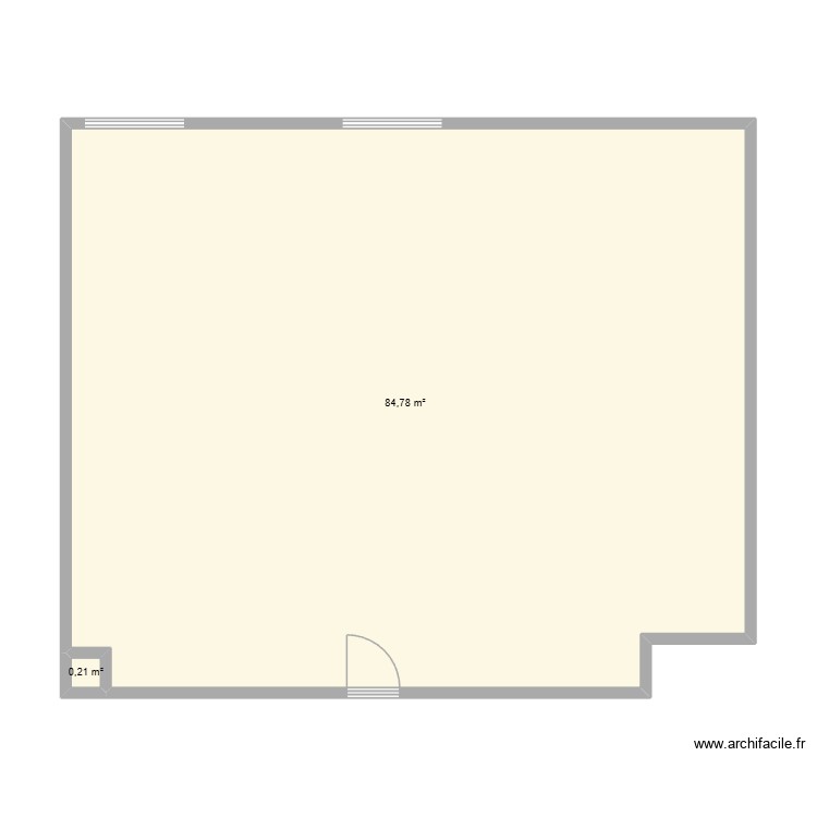 salle tech metre. Plan de 0 pièce et 0 m2