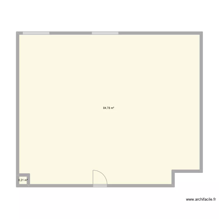 salle tech metre. Plan de 2 et 85 m² salle tech metre. Plan de 2 et 85 m²