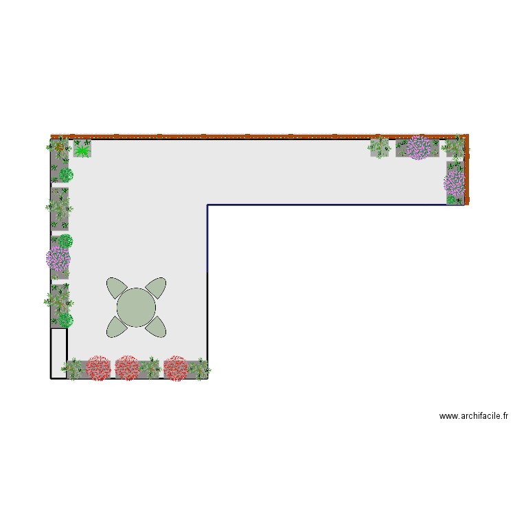 ERLANGER. Plan de 2 pièces et 28 m2