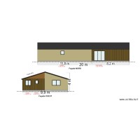 PCMI 5 : Plan de façades et de toiture ( NORD et OUEST )