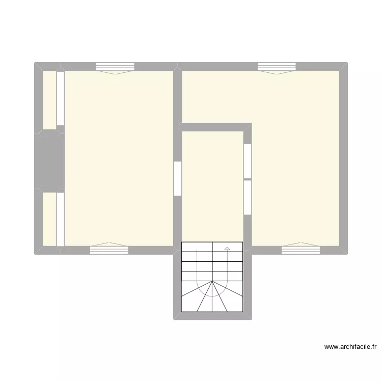ROUSSEL - ELBEUF. Plan de 