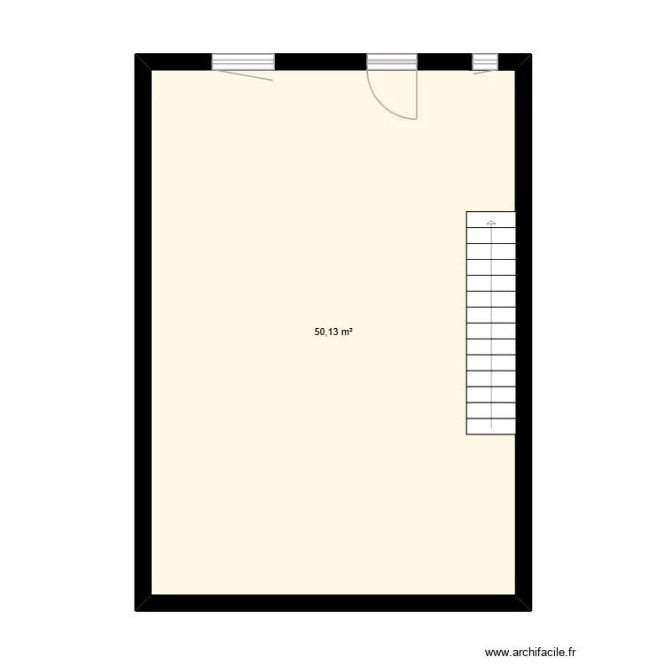 valdu 2. Plan de 1  et 50 m²