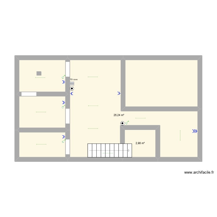 Elise à Simon variante. Plan de 0 pièce et 0 m2