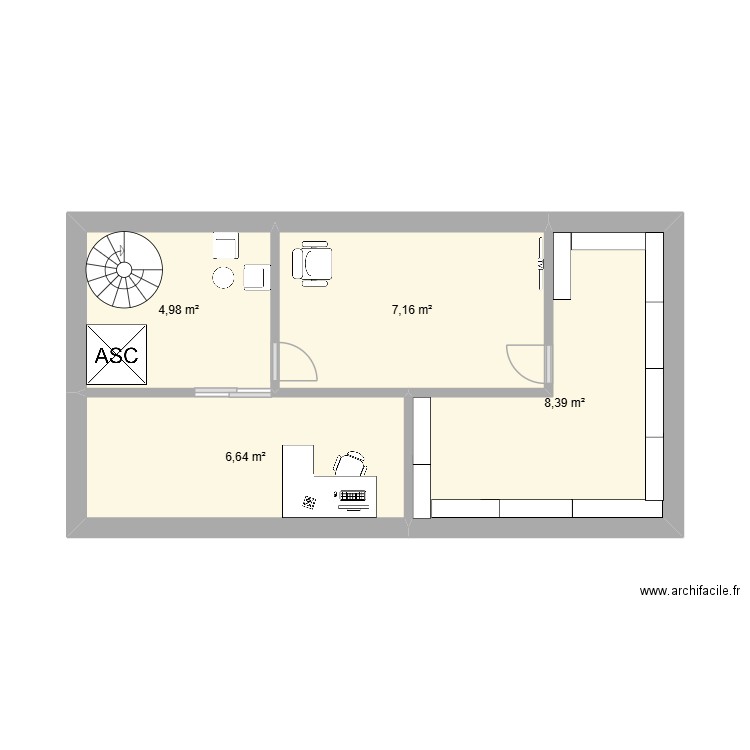 SOUS SOL. Plan de 0 pièce et 0 m2