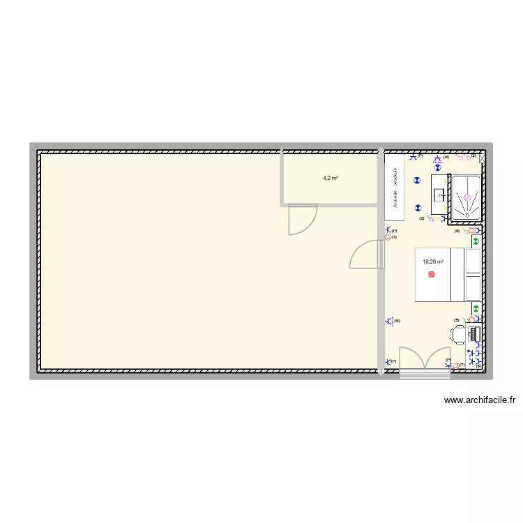 suite parentale ELEC 2. Plan de 6 et 82 m² suite parentale ELEC 2. Plan de 6 et 82 m²