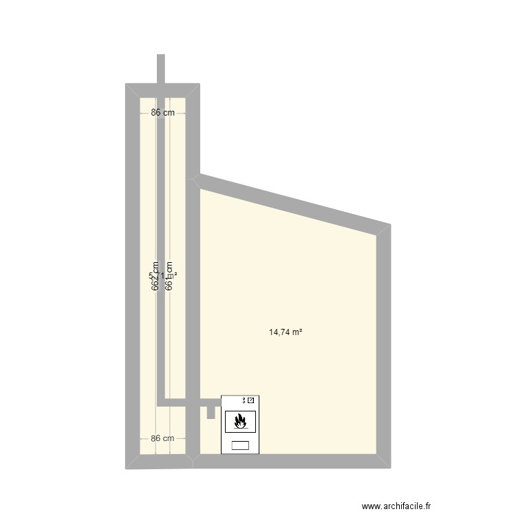 CHA PELLET. Plan de 0 pièce et 0 m2