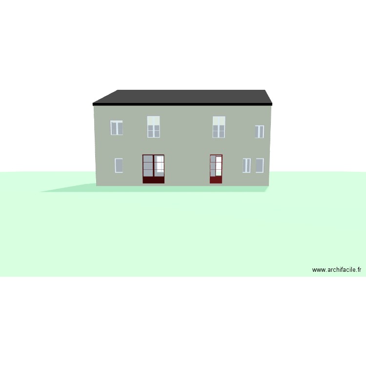 PLAN SAINT AUBIN DP AVANT. Plan de 13 pièces et 185 m2