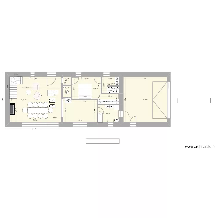Maison v11125. Plan de 18 et 264 m² Maison v11125. Plan de 18 et 264 m²