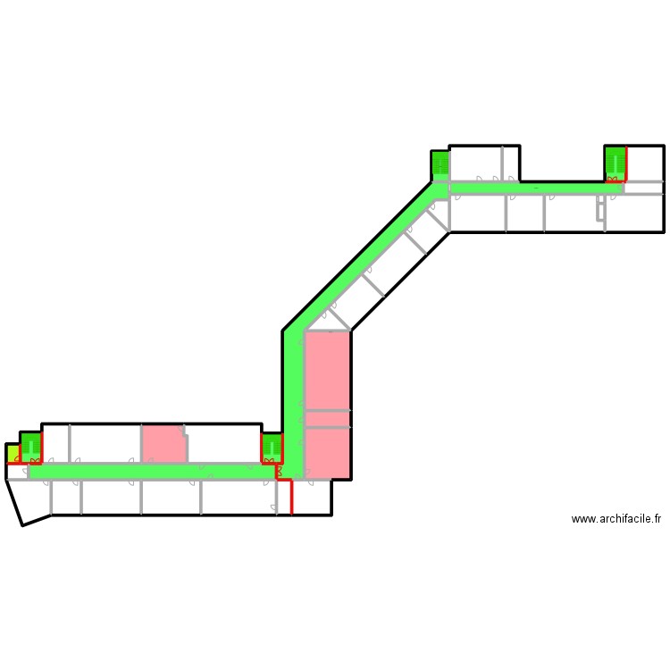 ARAT +1. Plan de 38 pièces et 1523 m2