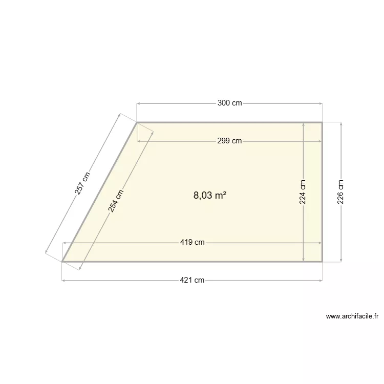 abri jardin. Plan de 