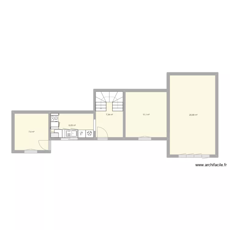 maison ilbarritz. Plan de 