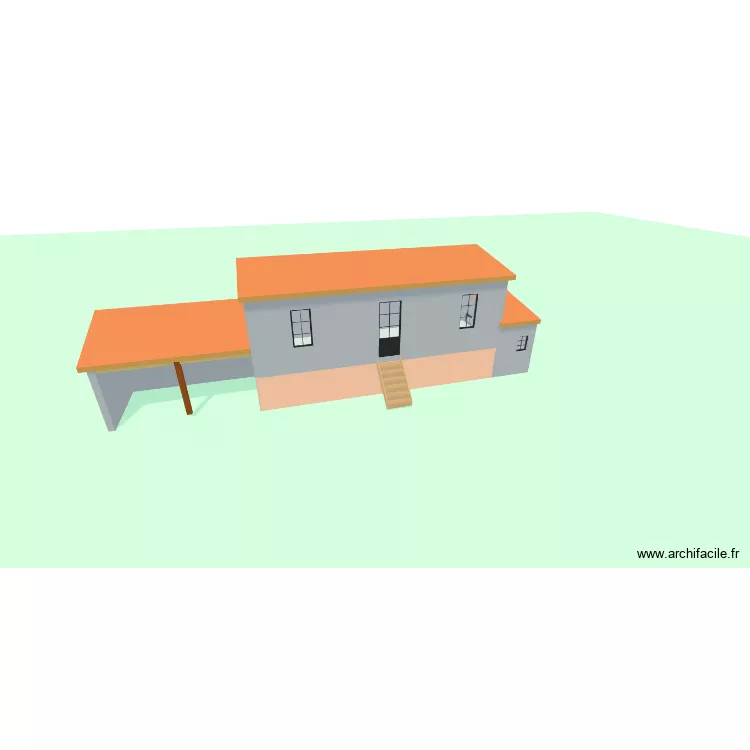 cot&eacute; hlm gauche (face au batiment)int. Plan de 4  et 67 m²