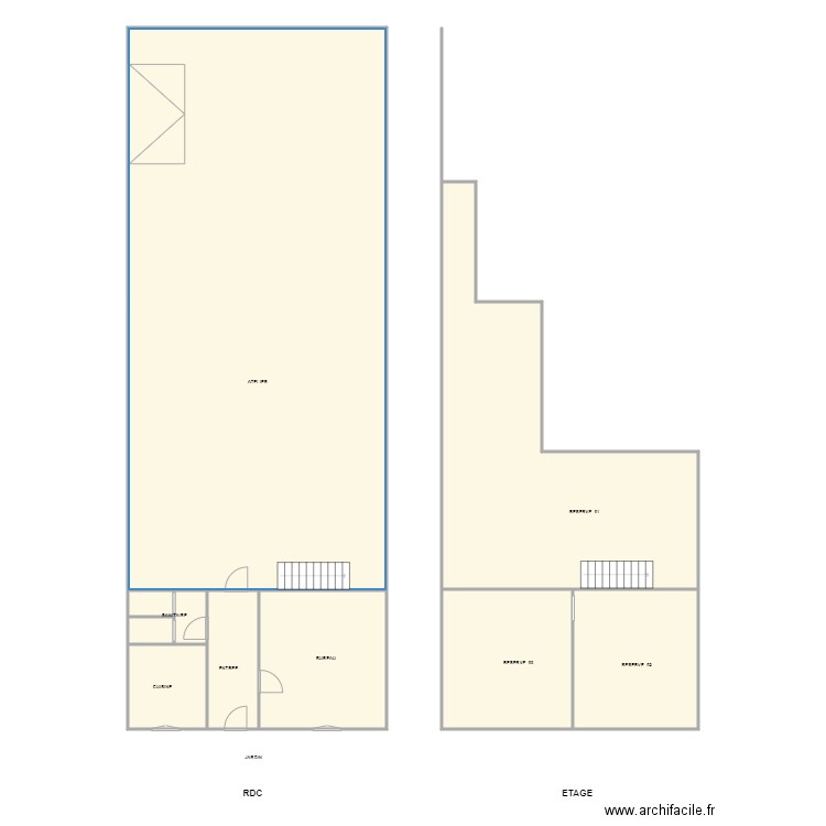 SCI CHRISLY. Plan de 10 pièces et 345 m2