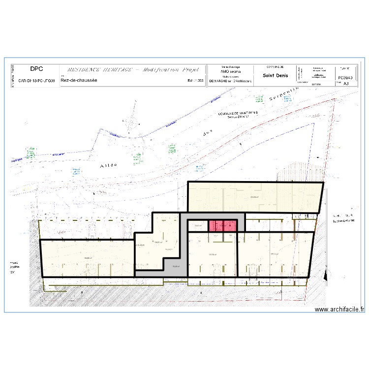 HERITAGE . Plan de 8 pièces et 905 m2