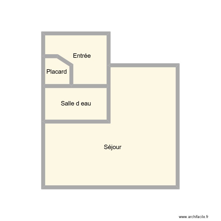2506 FLEHO. Plan de 4 pièces et 15 m2