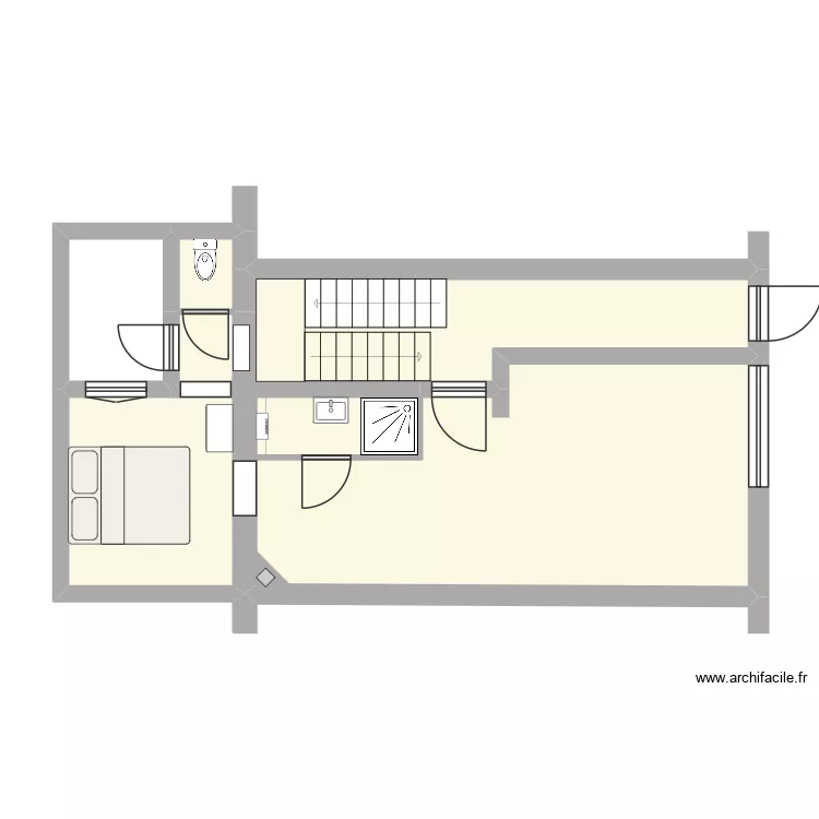 VAN LANDEGHEM. Plan de 4 Pièces et 53 m² VAN LANDEGHEM. Plan de 4 Pièces et 53 m²