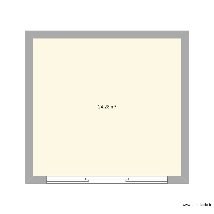 préau d'été. Plan de 0 pièce et 0 m2