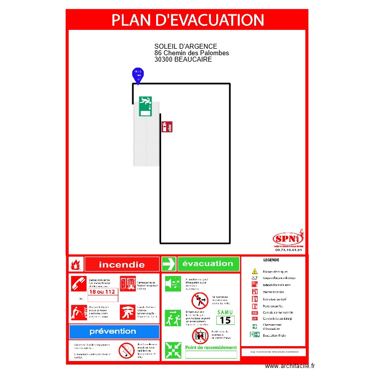 SOLEIL D'ARGENCE PE. Plan de 0 pièce et 0 m2