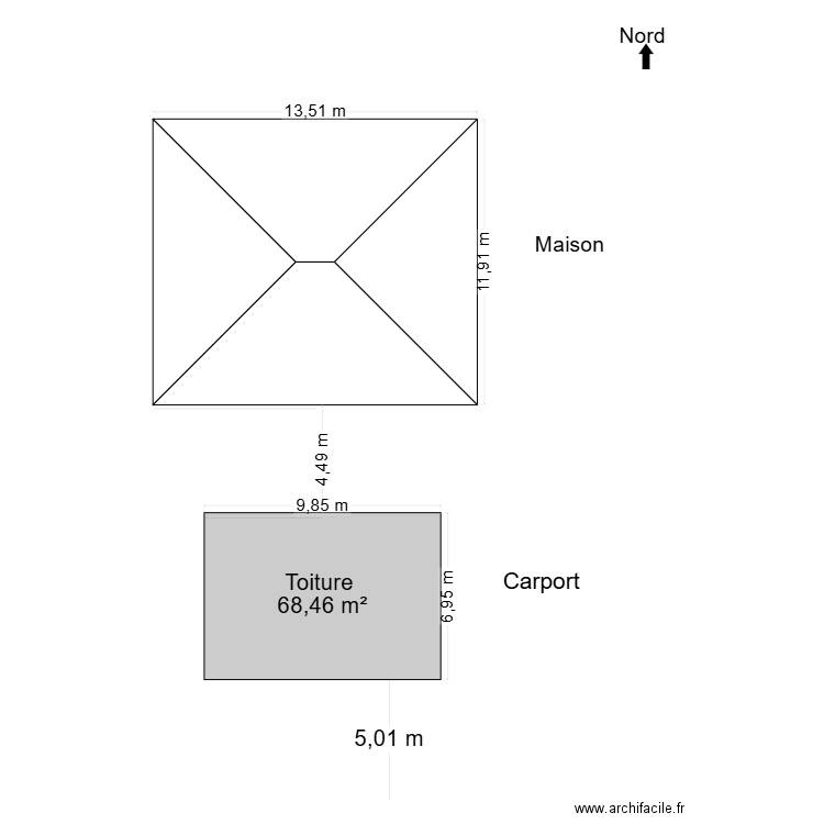 ROUSSEL PLAN DE MASSE. Plan de 0 pièce et 0 m2