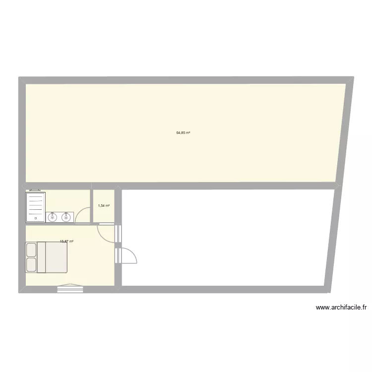 aaa. Plan de 3 et 82 m² aaa. Plan de 3 et 82 m²