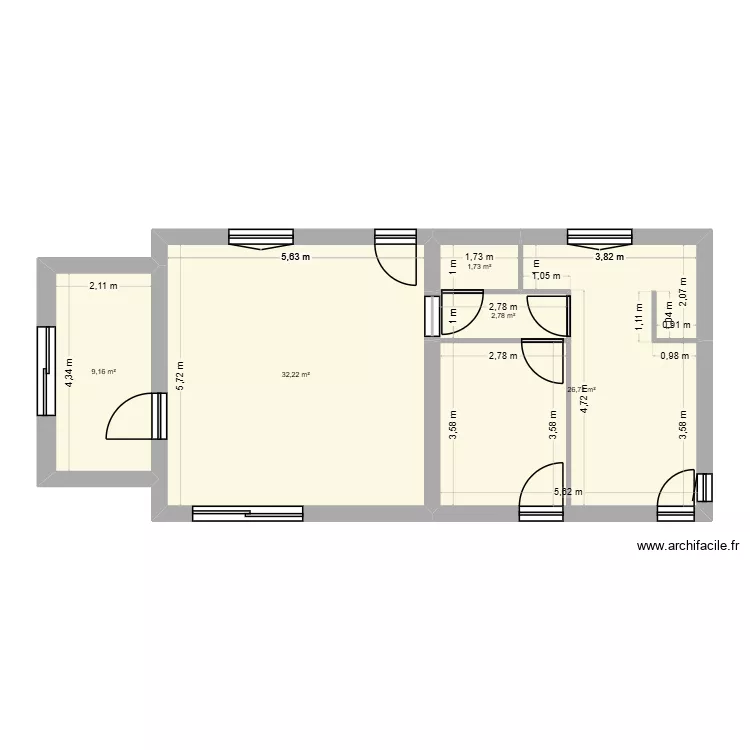 maison tigy 2. Plan de 5 et 73 m² maison tigy 2. Plan de 5 et 73 m²