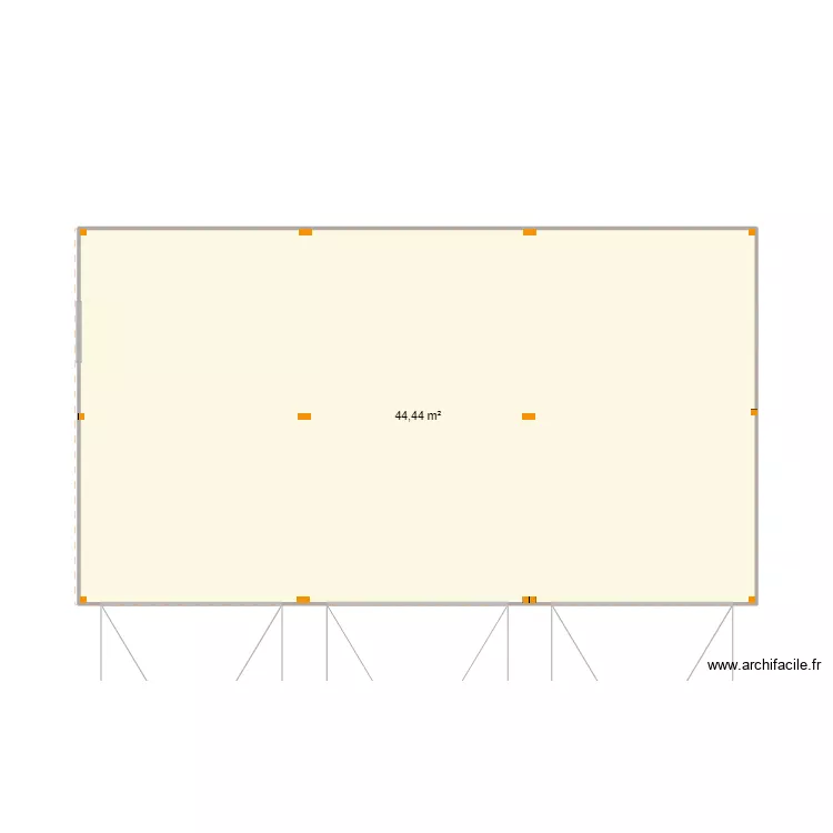 Garage Saint Seurin. Plan de 