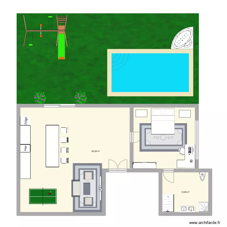 ....... Plan de 2  et 93 m²