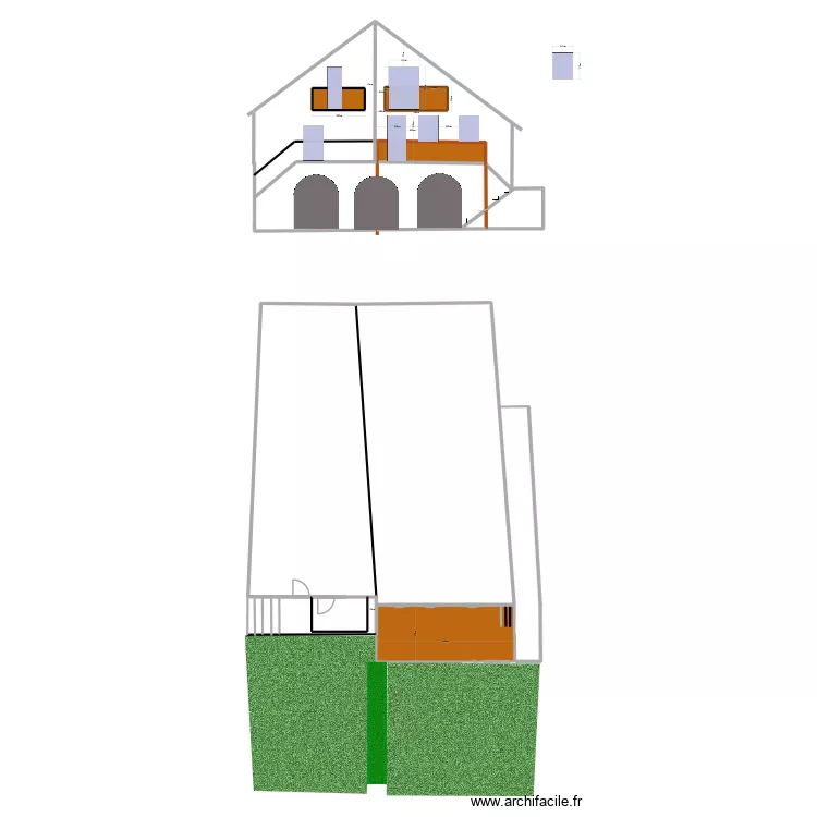 plan-apd. Plan de 4  et 29 m²