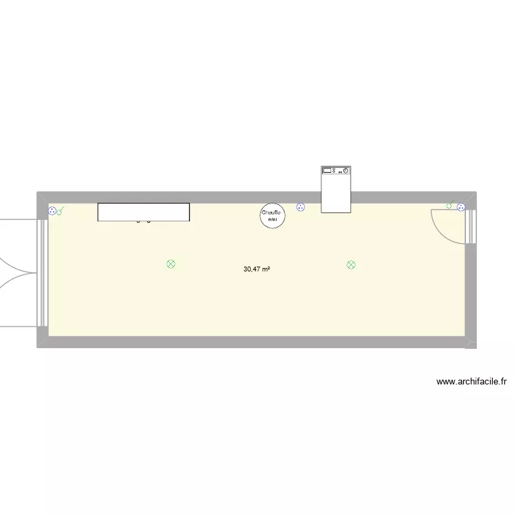 garage Pastricciola. Plan de 