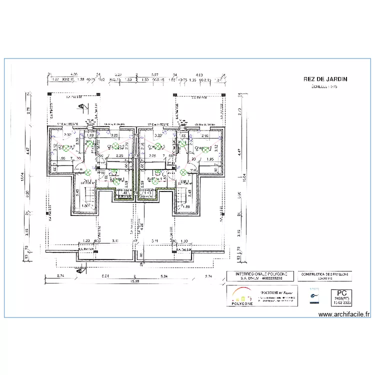 LAURENSOU ETAGE. Plan de 