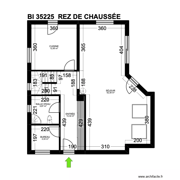 BI 35225. Plan de 20 et 227 m² BI 35225. Plan de 20 et 227 m²