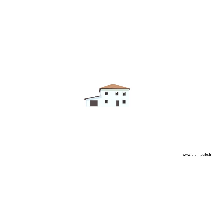 nouvelle maison. Plan de 14 pièces et 249 m2