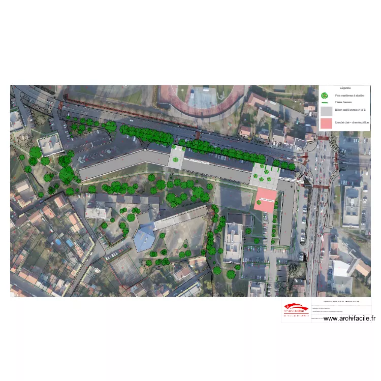 Zones A et B d'aménagement Jean Yole. Plan de Zones A et B d'aménagement Jean Yole. Plan de
