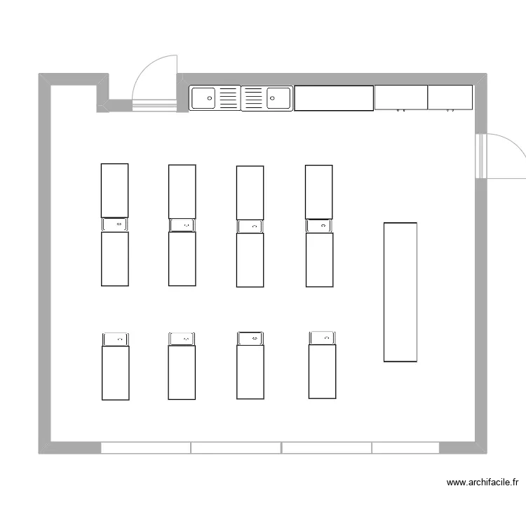 Labo A36 meubles et tables. Plan de 