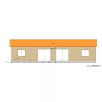 Facade EST notre maison