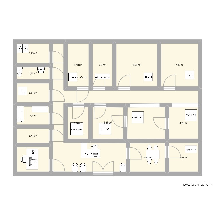 refuge 2. Plan de 0 pièce et 0 m2