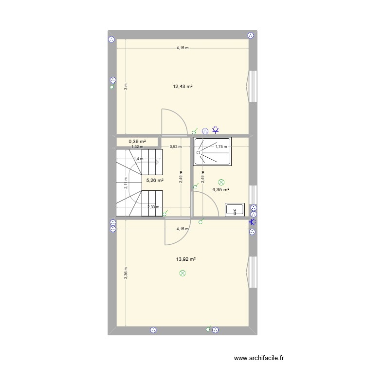 R+2 elect. Plan de 0 pièce et 0 m2