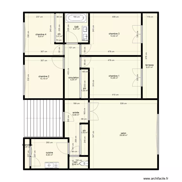 lgt fonction la Victoire 1er &eacute;tage. Plan de 