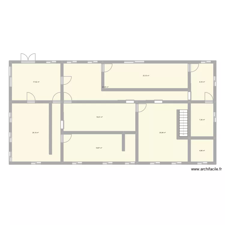 La Maison de Provence. Plan de 10 Pièces et 171 m² La Maison de Provence. Plan de 10 Pièces et 171 m²