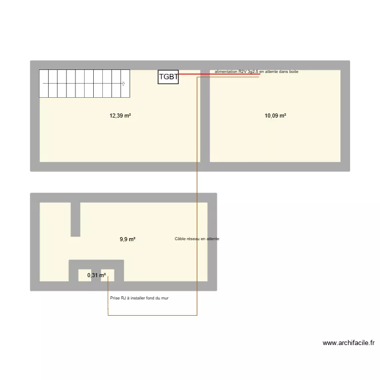 HOTEL. Plan de 4 et 33 m² HOTEL. Plan de 4 et 33 m²