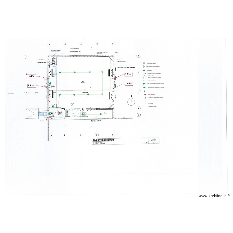 étage DOJO. Plan de 0 pièce et 0 m2