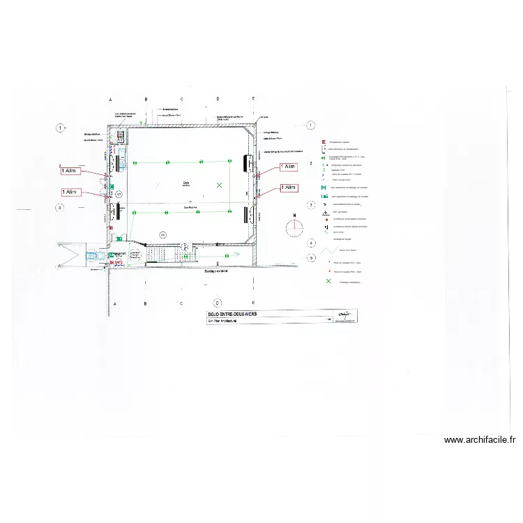 &eacute;tage DOJO. Plan de 